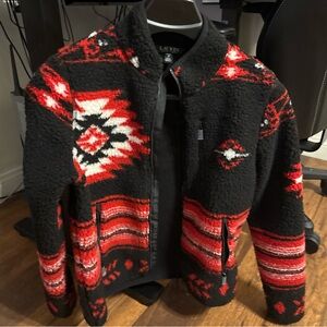 Ralph Lauren vintage classic wool chunky jacket knit